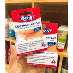 Gel SOS Lippen herpes chữa tróc mép,  làm giảm đau, ngứa, lan vết loét một cách nhanh chóng