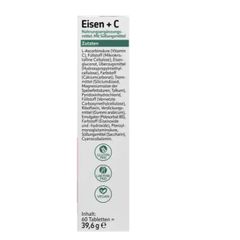 Bổ sung Vitamin C, Sắt hữu cơ hỗ trợ tăng cường sức khỏe, đẹp da, hộp 60 viên