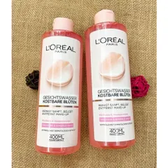 Nước hoa hồng Loreal Gesichtswasser Kostbare Bluten chiết xuất từ hoa hồng và hoa nhài cho làn da mịn màng