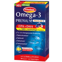 Schaebens Omega 3 Premium, hộp 70 viên