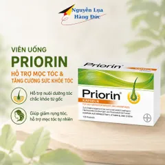 Priorin kapseln tốt cho tóc, chân tóc khỏe mạnh, người hói tóc, hộp 120 viên