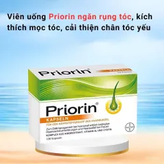 Priorin kapseln tốt cho tóc, chân tóc khỏe mạnh, người hói tóc, hộp 120 viên