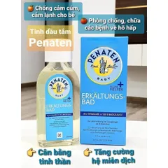 Tinh dầu tắm penaten dùng cho bé từ sơ sinh, hàng Đức