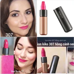 Son môi kiko màu đỏ cam, hồng, 09, 115, 116, 117, 310, 311, 307 hàng Đức
