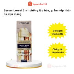 Serum Loreal 2in1 chống lão hóa, giảm nếp nhăn, da mịn màng, hàng Đức
