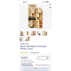 Serum Loreal 2in1 chống lão hóa, giảm nếp nhăn, da mịn màng, hàng Đức