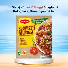 Gia vị sốt mì Ý Maggi Spaghetti Bolognese, thơm ngon dễ làm