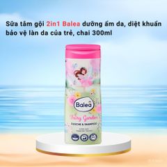 Sữa tắm gội 2in1 Balea dưỡng ẩm da, diệt khuẩn bảo vệ làn da của trẻ, chai 300ml