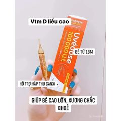 Vitamin D3 liều cao 100.000UI hỗ trợ tăng chiều cao, gấp thụ canxi