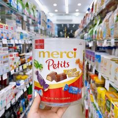 Kẹo socola Merci Pettit tổng hợp 7 vị socola hộp 1kg  date 05/2025