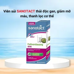 Viên sủi SANOTACT giúp thải độc gan, thanh lọc cơ thể, tuýp 20 viên