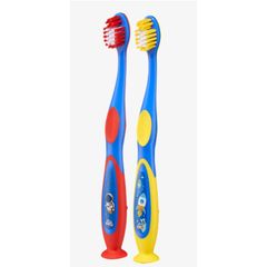 Set bàn chải đánh răng cho bé từ 3-6 tuổi, siêu mềm, bảo vệ răng miệng khỏi sâu răng, set 2 chiếc