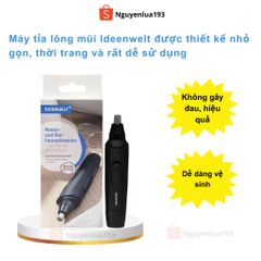 Máy tỉa lông mũi Ideenwelt được thiết kế nhỏ gọn, thời trang và rất dễ sử dụng