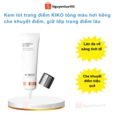 Kem lót trang điểm KIKO tông màu hơi hồng che khuyết điểm, giữ lớp trang điểm lâu