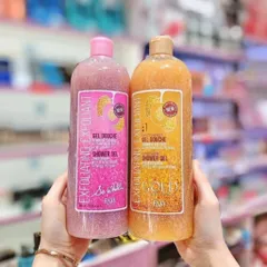 Sữa tắm trắng da, tẩy da chết Exfoliating hàng Pháp