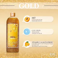 Sữa tắm trắng da, tẩy da chết Exfoliating hàng Pháp