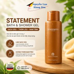 Sữa tắm nước hoa cao cấp Etienne Aigner Statement dành cho nam, hương thơm nam tính, chai 500ml