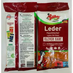 Khăn ướt lau đồ da Poliboy Leder Clever làm sạch vết bẩn, sáng bóng