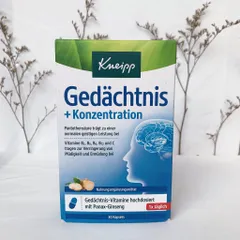 Viên uống bổ não KNEIPP GEDACHTNIS, tăng cường trí nhớ, hộp 30 viên