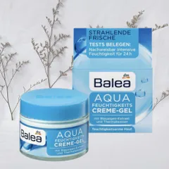 Kem dưỡng ẩm ban ngày Balea Aqua Moisturizing Cream dùng cho da mặt, cổ, body, dưỡng ẩm 24h