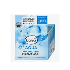 Kem dưỡng ẩm ban ngày Balea Aqua Moisturizing Cream dùng cho da mặt, cổ, body, dưỡng ẩm 24h