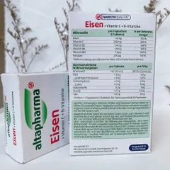 Viên uống bổ sung sắt Eisen Altapharma,Vitamin C,B12 hộp 60 viên