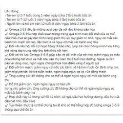 Viên uống bổ sung OMEGA 3-6-9 SANCT BERNHARD giúp tăng cường sức khỏe