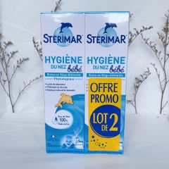 Xịt cá heo STERIMA Pháp giúp thông mũi kháng khuẩn,chăm sóc sức khỏe của bé sơ sinh từ 3 tháng tuổi