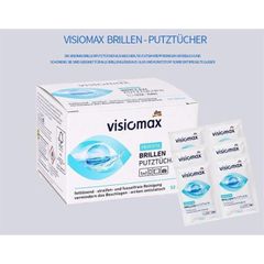 (Quà tặng cho khách mua hàng) Giấy lau kính VISIOMAX làm sạch kinh, lau mờ bụi bẩn bán lẻ theo gói ( hộp 52 gói nhỏ)