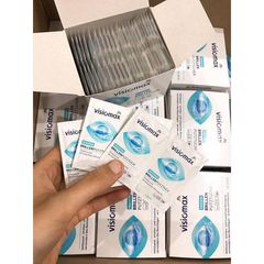 (Quà tặng cho khách mua hàng) Giấy lau kính VISIOMAX làm sạch kinh, lau mờ bụi bẩn bán lẻ theo gói ( hộp 52 gói nhỏ)