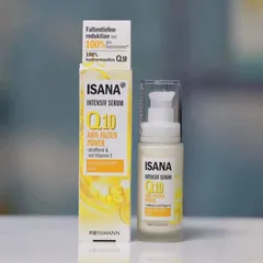Serum Isana Q10, chống lão hóa, giảm nếp nhăn, nâng cơ mặt và giúp săn chắc da