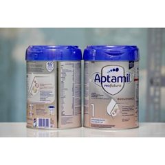 Sữa APTAMIL bạc sẵn các số cho bé từ sơ sinh giúp bé dễ hấp thụ sắt, canxi, vitamin, protein và khoáng chất