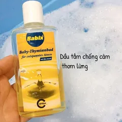 Tinh dầu tắm Babix Thymianbad cho bé