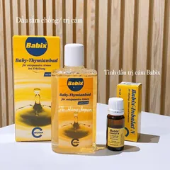 Tinh dầu tắm Babix Thymianbad cho bé