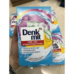 Giấy chống phai màu quần áo khi giặt DENKMIT,bền màu,không lem màu sang quần áo khác