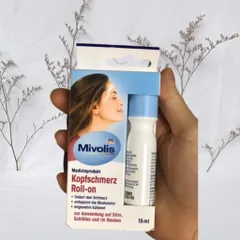 Thanh lăn làm giảm đau đầu MIVOLIS, tuýp 15ml