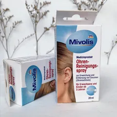 Xịt tan ráy tai Mivolis, an toàn,dễ sử dụng,làm sạch ráy tai,lọ 20ml