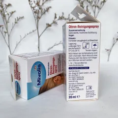 Xịt tan ráy tai Mivolis, an toàn,dễ sử dụng,làm sạch ráy tai,lọ 20ml