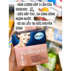 Collagen Beauty Mivolis làm đẹp da từ trong ra ngoài, hộp 20 ống