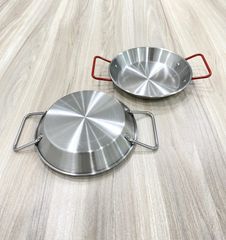 Chảo ăn Có Quai Tròn Trang Trí Phong Cách Hàn Quốc (TH617)