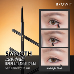 (Hàng Chuẩn) Kẻ Viền Mắt Trong Browit Dạng Sáp Màu Đen Midnight Black 0.1g Chính hãng