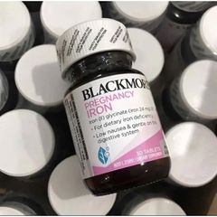 Sắt Blackmore Pregnancy Iron cho bà bầu 30 viên