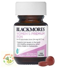 Sắt Blackmore Pregnancy Iron cho bà bầu 30 viên