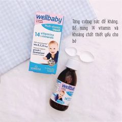 VITAMIN TỔNG HỢP WELLBABY MULTI VITAMIN LIQUID 150ML CHO BÉ TỪ 6 tháng -4 tuổi