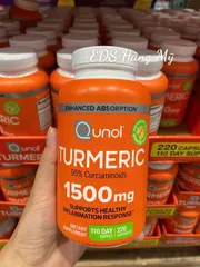 Viên uống tinh chất nghệ Qunol Turmeric 1500mg - 220 vien cua my