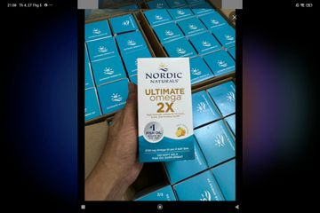 Dầu cá Omega-3 Nordic Naturals Ultimate Omega 2X (2150mg) 120