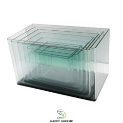 Hồ Đúc Uốn Cong Cạnh Kính Trong Suốt | Dùng Làm Bể Thuỷ Sinh, Cá Cảnh, Nuôi Tép