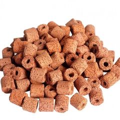Sứ Lọc Bể Cá Loại Tốt | Vật Liệu Lọc Nước Cho Bể Cá | Sứ Lọc Hình Nhẫn Màu Đỏ - Trắng