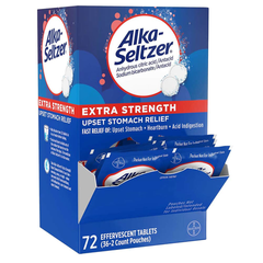 Viên sủi giảm ợ nóng Alka Seltzer Extra Strength 72 Effervescent Tablets 752314