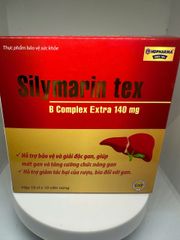 Viên uống Silymarin Tex - Bổ sung vitamin nhóm B, bảo vệ và giải độc gan (hộp 10 vỉ x 10 viên)